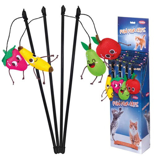 Katzenangel ,,Crazy Fruits" mit Katzenminze