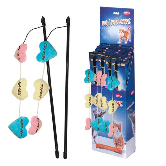 Angelspielzeug mit Herzen & Katzenminze