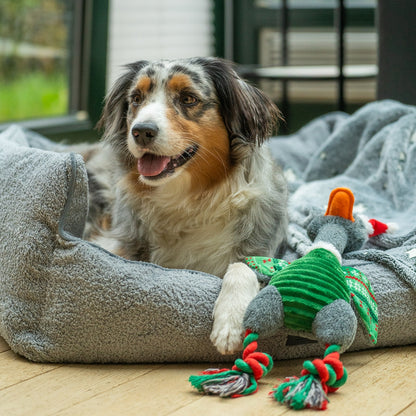 XMas Gans - Weihnachtliches Hundespielzeug mit Stimme & Knistereffekt
